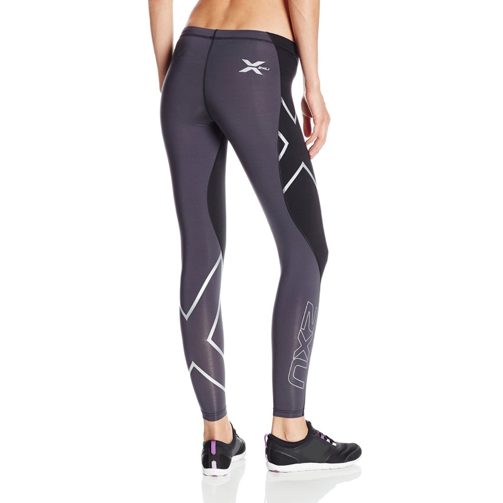 2XU Elite Compression Tights Black Gray